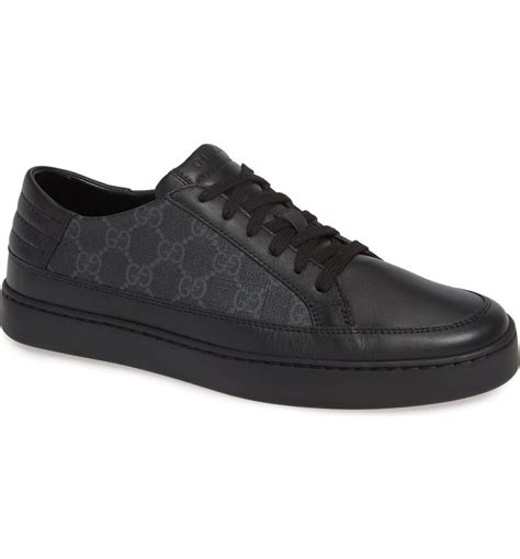 gucci common low top sneaker nero|low price Gucci sneakers.